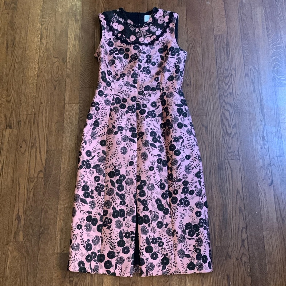 Erdem Veronica Floral Jacquard Midi Dress